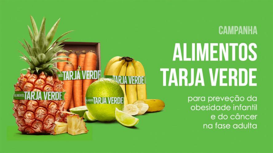 Campanha Tarja Verde chega para divulgar a alimentação saudável e combater a obesidade infantil no Brasil