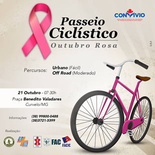 Passeio Ciclístico Outubro Rosa