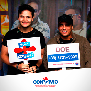 Matheus e Kauan apoiam O Instituto do Câncer